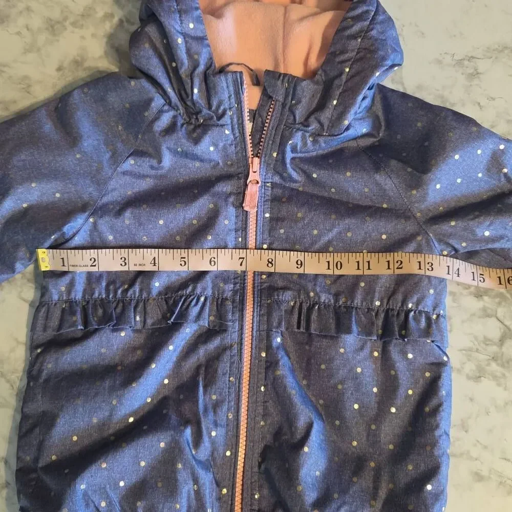 OshKosh Girls Polkadot Midweight Jacket Size‎ 4